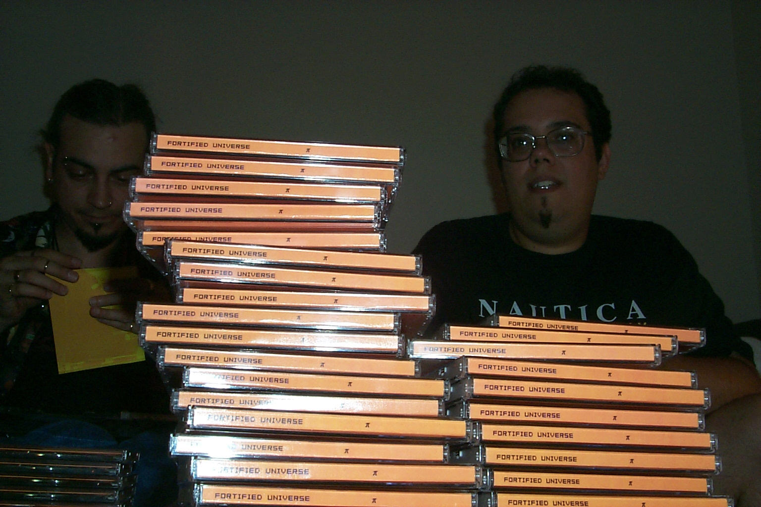 shawn and michael9 assembling demo cds